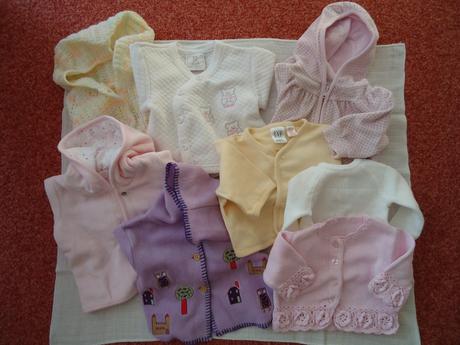 Oblečení pro holčičku - 9 kousků, 50–62