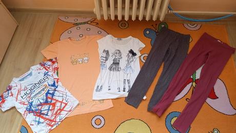 Balík dívčího oblečení vel. 140 - 146, 140–152