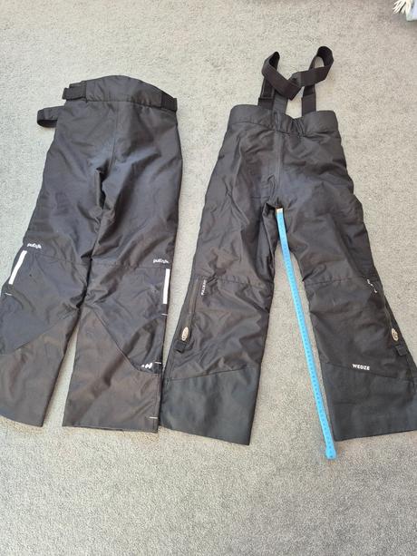 2 x lyžařské kalhoty wedze, 134