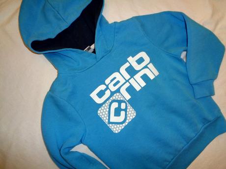 Krásná tyrkysová mikina carbrini, 116