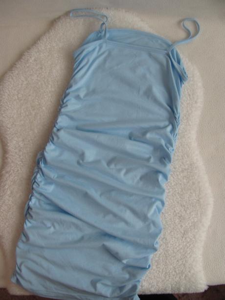 Perfektní elastické dívčí letní šaty, 158