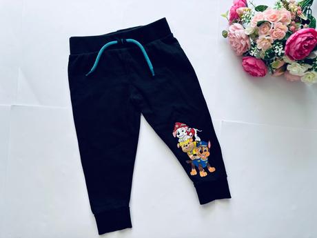 K1/ tepláky černé paw patrol - v.18/24 mes., 92