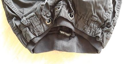 Černé plátěné kalhoty cherokee vel. 134, h&m,134
