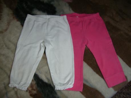 Leginky bílé - vel.74/80 (9-12 měsíců), f&f,74