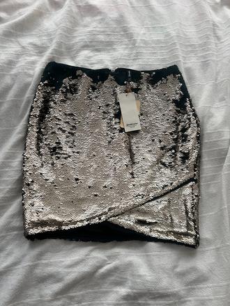 Nová flitrovaná sukně stradivarius vel. m, stradivarius,m