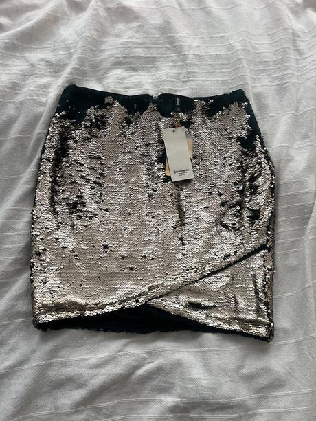 Nová flitrovaná sukně stradivarius vel. m, stradivarius,m