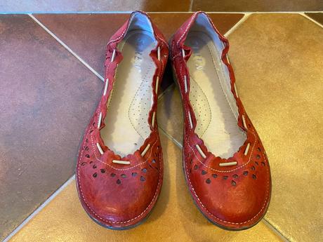 Dámské kožené baleríny - simen, 38