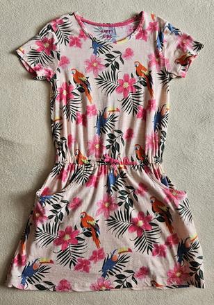 Letní dívčí overal, tchibo happy kids, vel.134/140, tcm,134