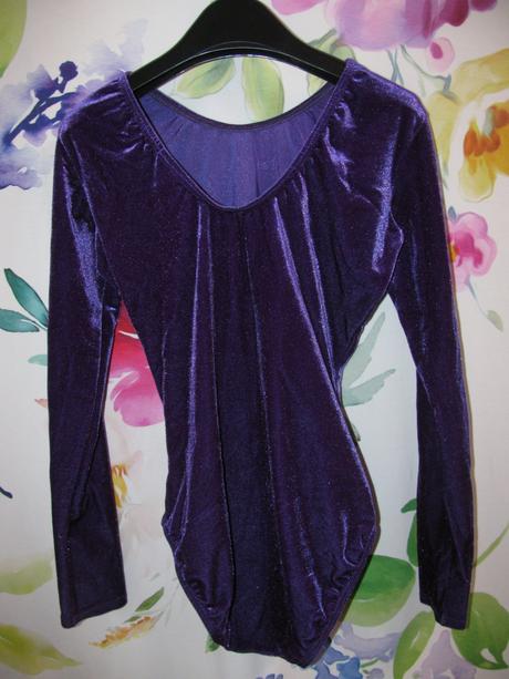 Dámský elastický gymnastický dres s kamínkama, 36