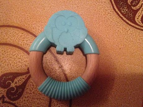 Dřevěné kousátko sovička, 