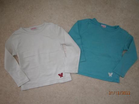 Tričko s dlouhým rukávem, 2 ks, cherokee,98