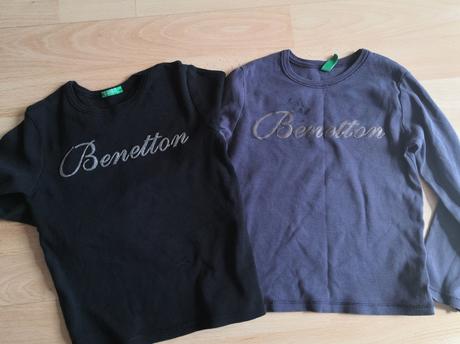 2 pack triček benetton vel. 110, benetton,110