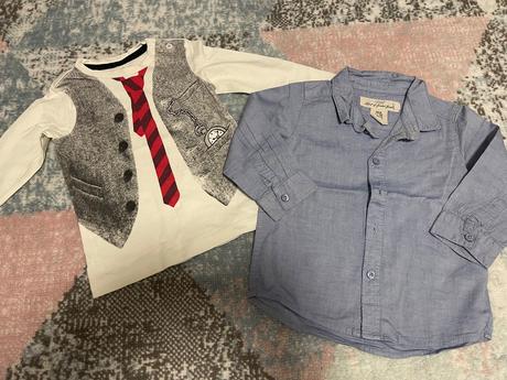 Tricko a kosile 9-12m, h&m,80