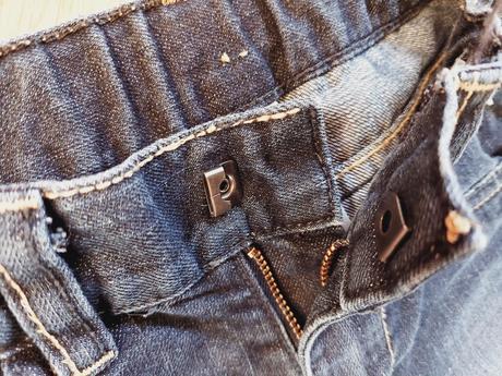 Džínové šortky kraťasy zn. c&a, modré, vel. 110, c&a,110