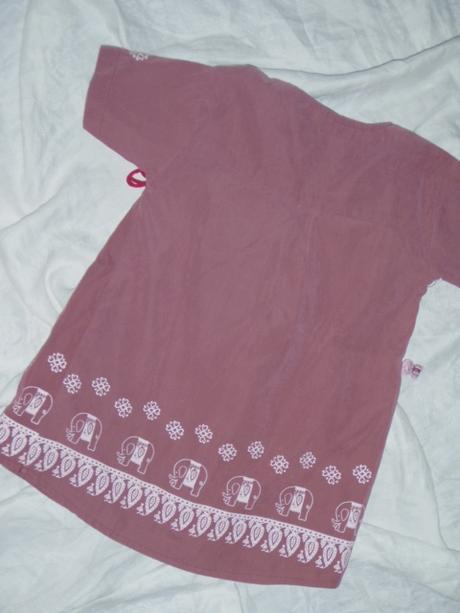 Zavinovací šaty nebo tunika se slony a legíny, next,86