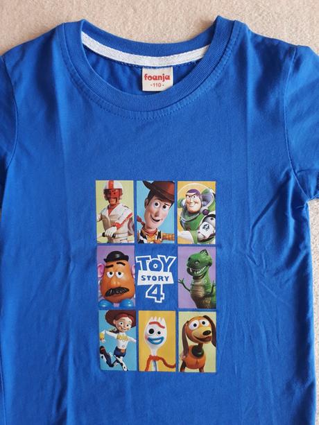Tričko toy story, příběh hraček, woody, buzz, 110, 110