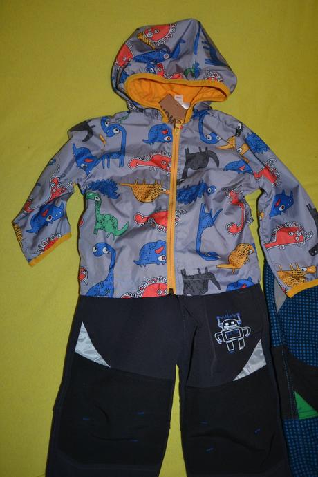 3x softshellové zimní kalhoty,bunda,kalhoty 74/80, 68–80