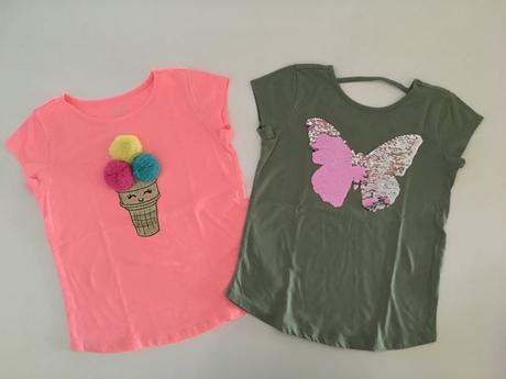 2 ks dívčí tričko place (7 - 8 let), children's place,128