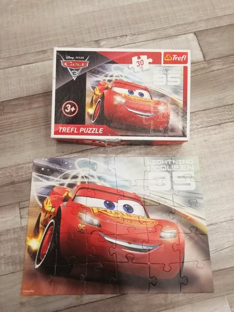 Puzzle cars, 30 kostek, 3+,