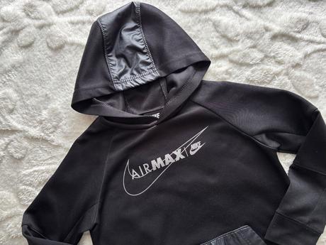 K1/ mikina černá zn. nike- v.116/122, nike,122