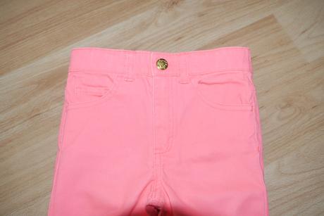 Oranzovo-koralova barva 3/4 kalhoty h&m 98, h&m,98