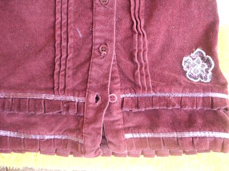 Manšestrová sukně, topolino,116