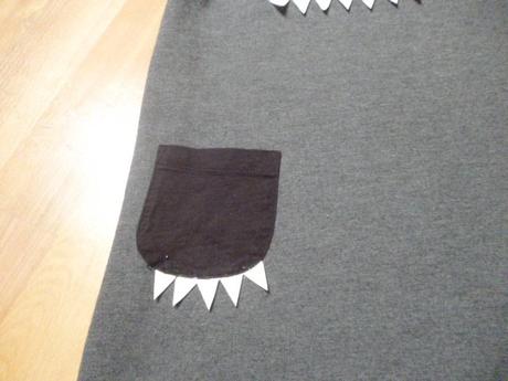 Šaty s kapsou vel. 6-8, h&m,122