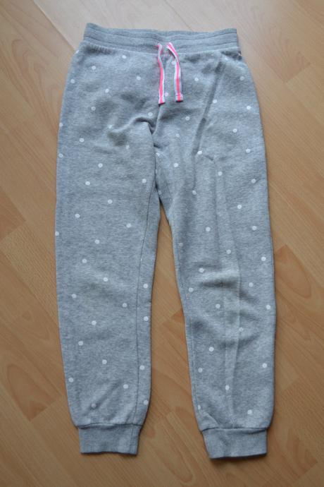 Tepláky s puntíky, h&m,134