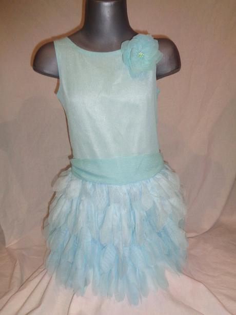 Krásné mentolově zelené šaty 110/116, 110