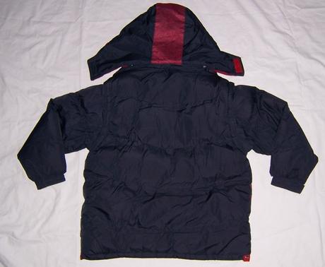 Tmavě modrá teplá bunda s odepínacími rukávy, success,134
