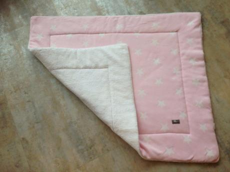 Hrací deka podložka babys only 100x85cm pink white, 