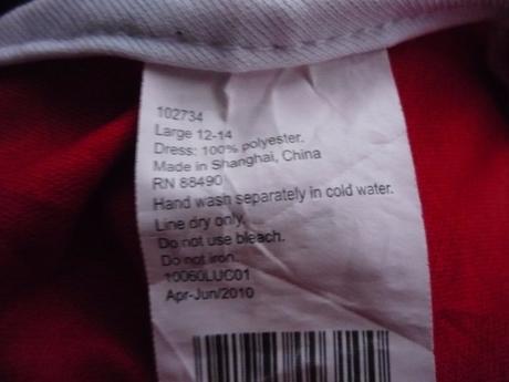 Červeno černý kostým / šaty, 