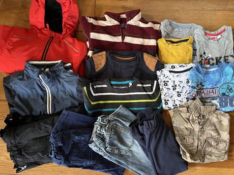 Set oblečení pro kluky - 15ks, vel. 4-6 let, 104–116