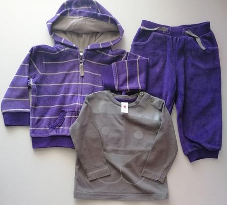 Tepláková souprava a tričko vel 80, c&a,80