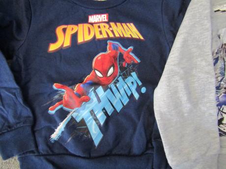 2 x slabší mikina nebo tričko zn.spiderman vel.110, 110