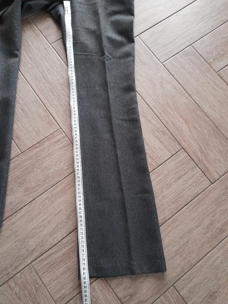 Šedé společenské kalhoty zn. ff, vel. 34, f&f,34