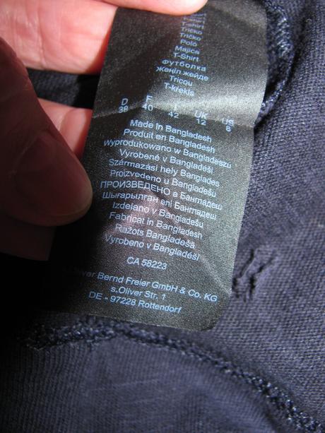 Dámská tmavě modrá halenka s 3/4 rukávem s.oliver, s.oliver,m