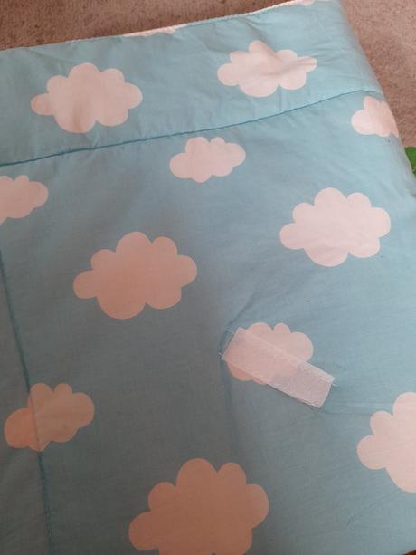 Zavinovačka nebe modrá na suchý zip, 