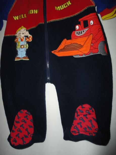 Krásný fleec overálek/kombinézka, vel. 6-12 měsíců, 74