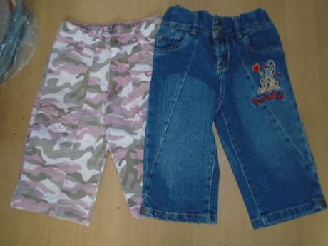 Džíny 2ks bermudy 104/110 maskáč, kiki&koko,104