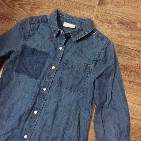 Bavlněné celo propínací košilové šaty, matalan,104