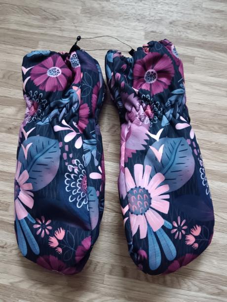 Nové zimní palcové rukavice unuo snow květiny vel., unuo,l