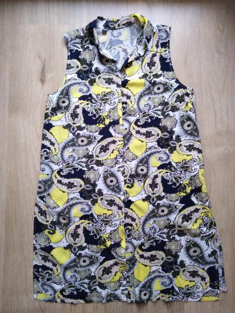 Top bez rukávů s kašmírovým vzorem, bonprix,38