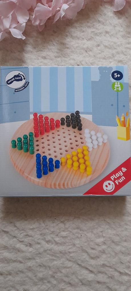 Halma dřevěná společenská hra small foot,