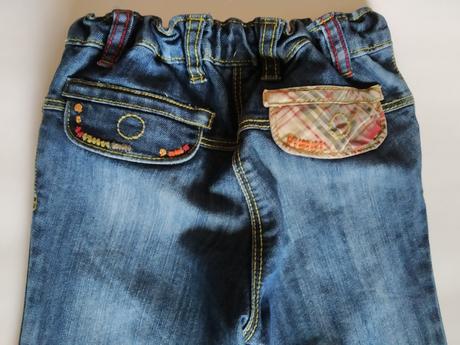 Nádherné džíny next s výšivkami, next,98