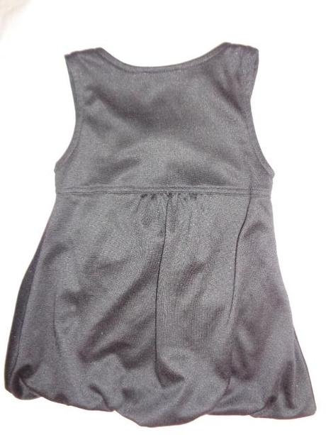 Nádherné černé silnější elastické šaty - šatovka, 98