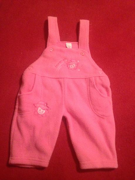 Dívčí zateplený overal květy, 68