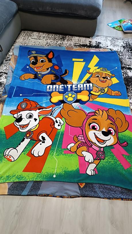 Povlečení, deka, polštářky tlapková patrola, šířka (cm): 135,délka (cm): 200