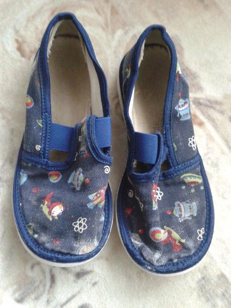 Modré bačkůrky vel. 26, 26