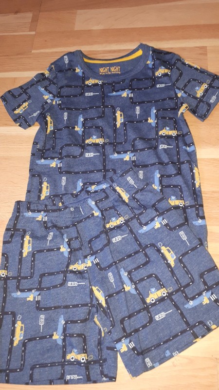 Letní pyžamo s auty 116 mothercare, marks & spencer,116
